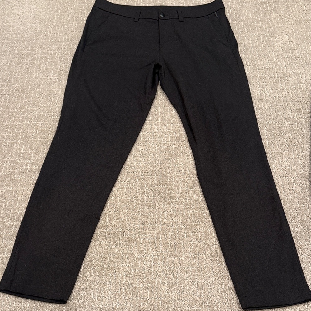 lululemon athletica Men's Black Slim Dress Pants